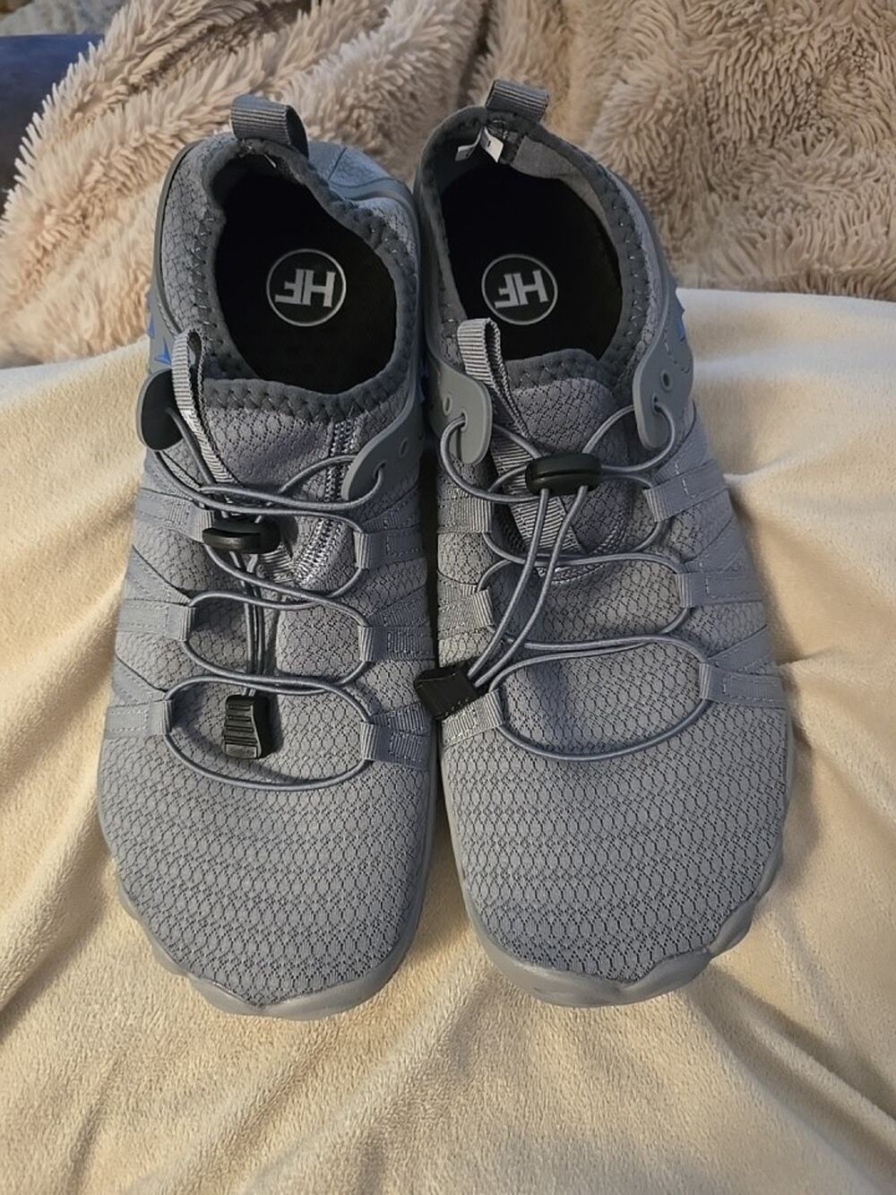 NEW Hike barefoot Caspian Adventure Walking Shoe Gray Unisex M sz 10, W sz 12